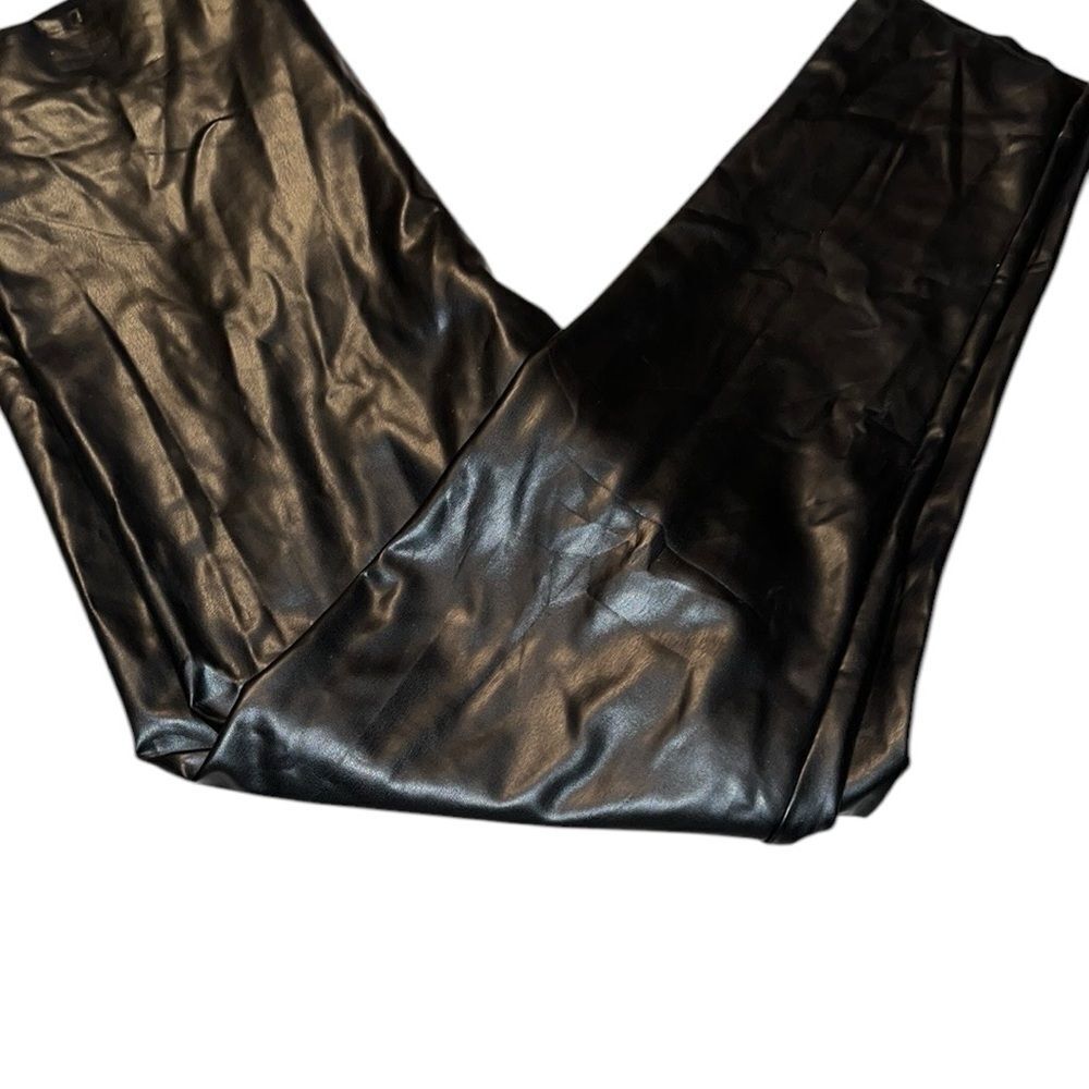 Joie Black Faux Leather Pants Size XX - Large NWT